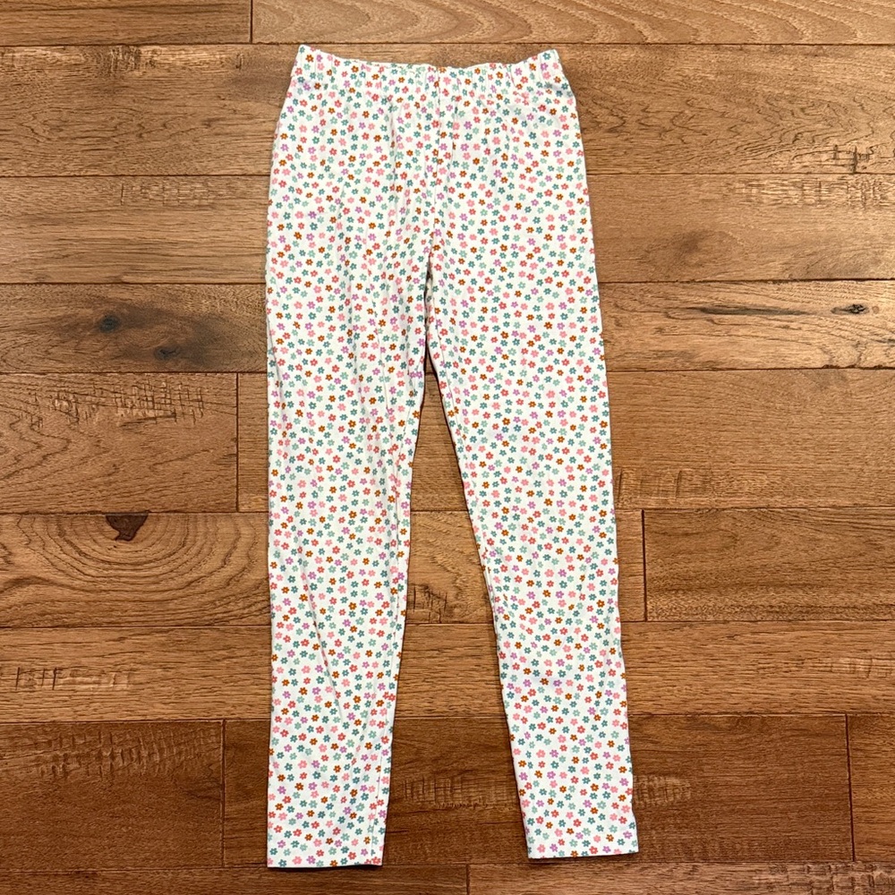 Cat & Jack Girls Leggings - Multicolored floral - Size M (8)
